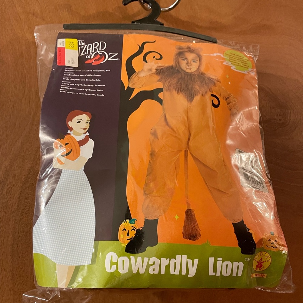 Wizard of Oz Cowardly Lion costume